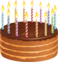 Cake with candles