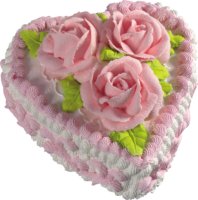 Cream Rose Cake