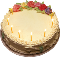 Cake with candles