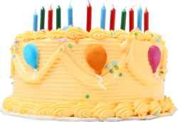 Birthday cake, dessert