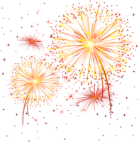 Beautiful fireworks , effect