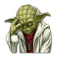 Star Wars Yoda Stickers