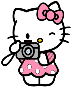 Hello kitty, png, sticker