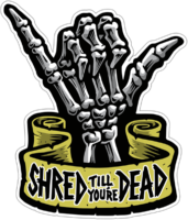 Arm skillet sticker, tattoo