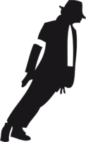 Silhouette of Michael Jackson, sticker