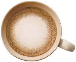 Latte coffee, foam