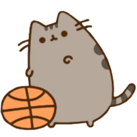 Pusheen cat, sticker, png