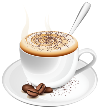 Cappuccino coffee, PNG