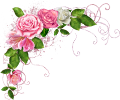 Floral pattern, frame