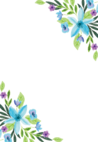 Flower frame, png