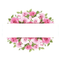 Flower frame, png