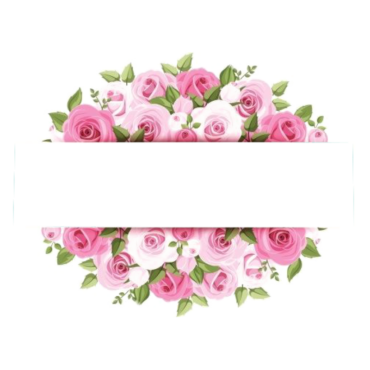 Flower frame, png