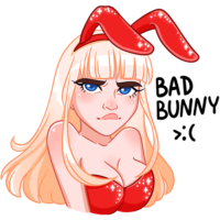 Sticker, girl, vk