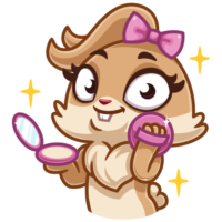 Bunny stickers, VK