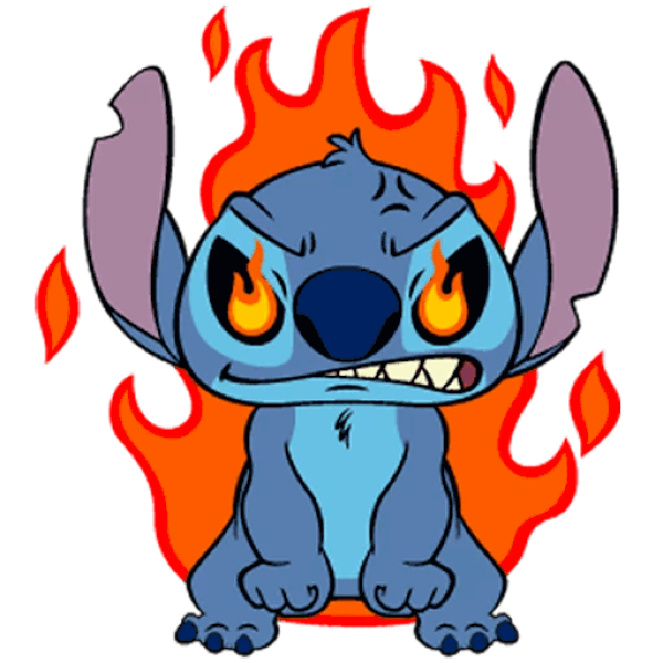 Download PNG Sticker cute stitch, vk - Free Transparent PNG