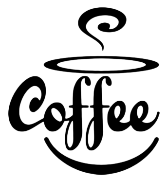 Coffee inscription, logo, png