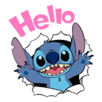 Sticker stitch, vk, png