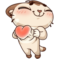 Love stickers, png