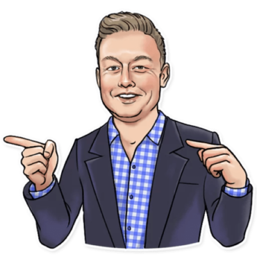 Elon Musk Sticker