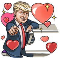 Donald Trump stickers
