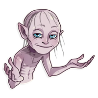 Gollum Stickers