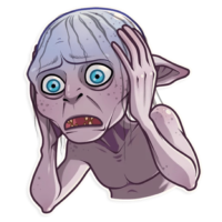 Gollum stickers, vk