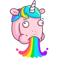 Cute Unicorn vk stickers
