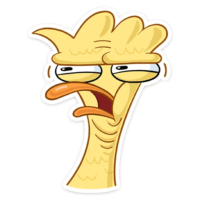 Duck sticker