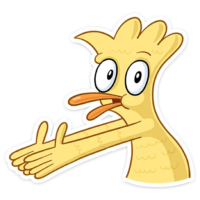 Sticker duck Zack