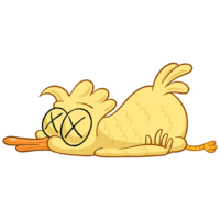 Sticker duck Zak, PNG
