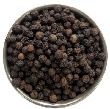 Black pepper with peas