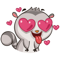 Love sticker, vk