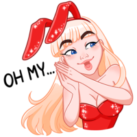 Sticker girl cutie