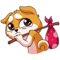 Sticker cool animal, vk, png