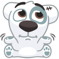 VK sticker dog I don’t know