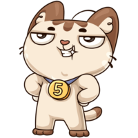 VK cat stickers