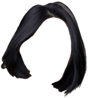 Square hair for photoshop, png