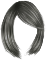 Straight hair for photoshop