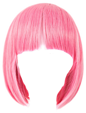 Pink hair, wig