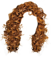 Curly hair for photoshop