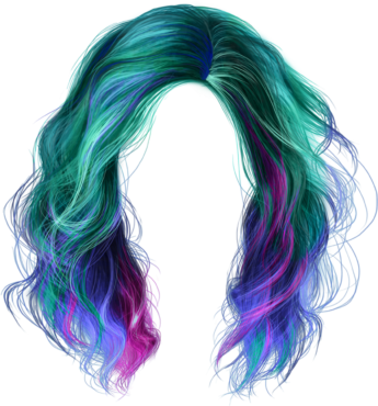 Colored hair for photoshop