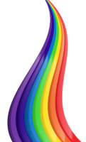 Multicolored rainbow