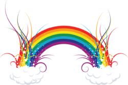 Rainbow, clipart, png