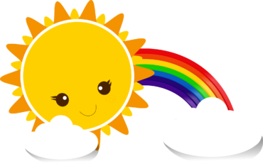 The sun and the rainbow