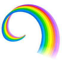 iridescent lines, rainbow
