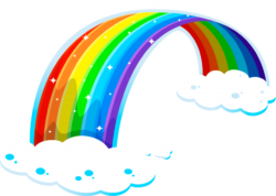 Rainbow drawing, art