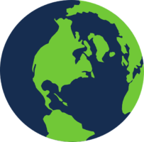Vector image of the earth