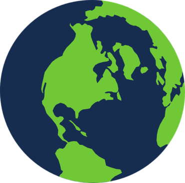 Vector image of the earth