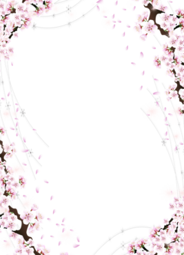 Sakura Flower frame