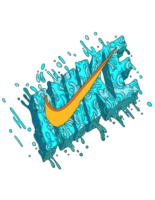 Nike logo, sticker
